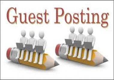 I will do 20 guest posts on high da pa backlinks sites