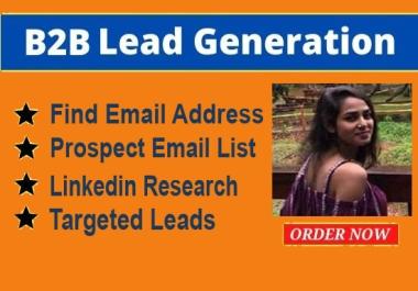 I Will Do 1k Verified B2B Lead Generation and Email List Building