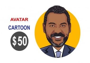 I Will draw realistic Avatar From Your Photos