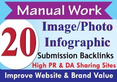 Get Extreme SEO infographic or image submission to high PR photo sharing sites with SEO Backlinks