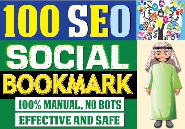Nuclear Manual SEO 100 Social Bookmarks and Backlinks for google top search results