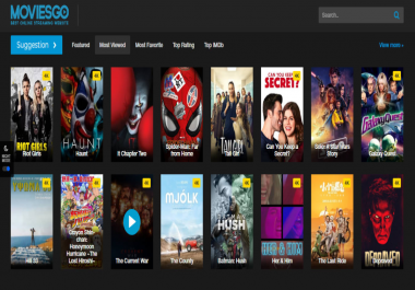 I will create wordpress movie streaming website with 100k database