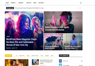 Premium Newspaper Theme with GPL license 100 clean files