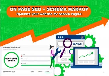 I will do on page seo and technical seo for wordpress