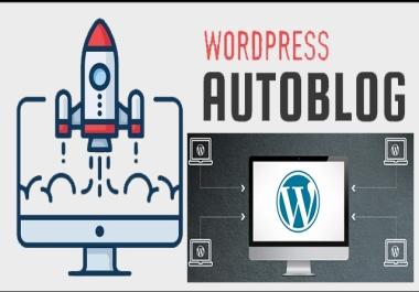Design WordPress AutoBlog Website With SEO