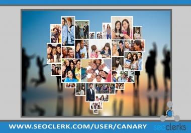 I will create awesome photo collage from your photos