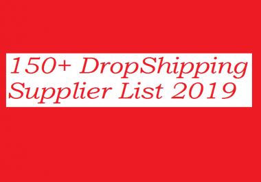 150+ DropShipping Supplier List 2019