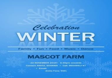 Design a creative and Professional Flyer