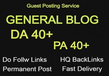 I will do guest post on da 47 and DR 30 general blogs