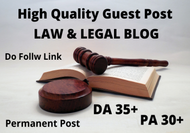 I will submit a guest post on a quality law blog