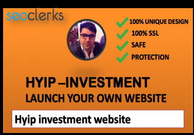 I will make for you hyip-investment website