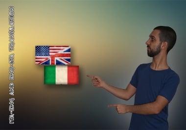 eng/ita or ita/eng translation