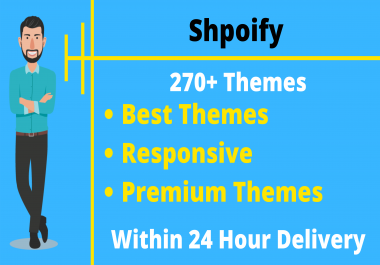 250+ Premium Shopify Store Themes & Templates