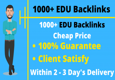 1000+ EDU Backlinks Cheap Price Service Limited Time Offer