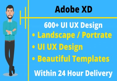 600+ Adobe XD Website And Apps UI UX Design Templates