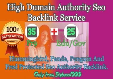 35 Pr9 + 25 Edu/Gov High SEO Authority Backlinks - Fire Your Google Ranking