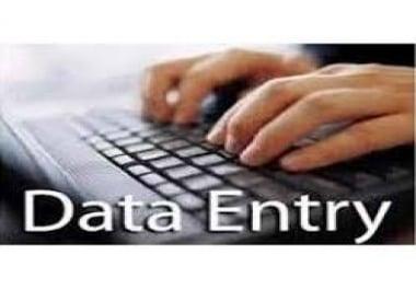 Data entry operator with zero error