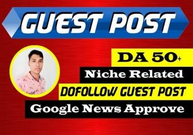 publish a niche dof0llow guest post on google news site