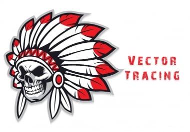 Do Vector Tracing & Redraw a logo