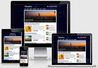 I will create a perfect blogger website for you