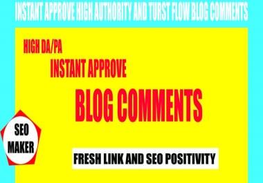 151 Instant Approve High Authority And Trust Flow Blog Comments Rank 1st 2021