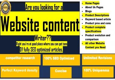 be SEO optimized content writer