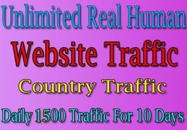 15000 Real Human Trafffic For 10 Days