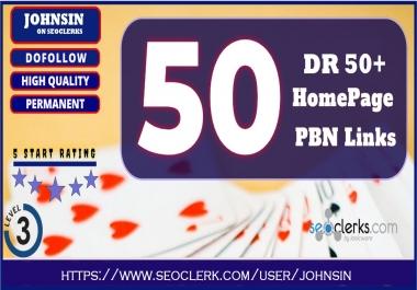 Provide 50 PBN High authority DR 50 Quality Dofollow Backlinks