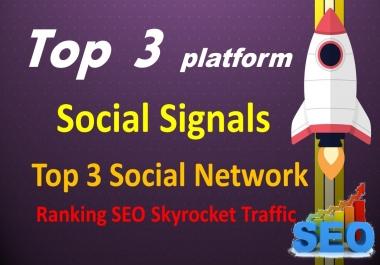 Top 3 Network 5000 Social Signals To Your Website