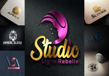 I will design 3 creative and professional logo for you