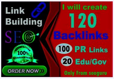 Manually Do - 100 Pr9 + 20 Edu-Gov High Domains Authority Safe Seo Backlinks From-White Hat SEO