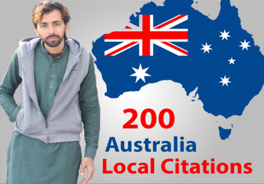 I will create 200 best australia local citations