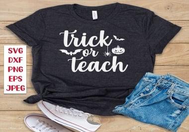 i will make creative t-shirt design with svg cutting file