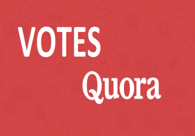 Provide you fast 30+ worldwide quora votes
