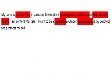 I will Create Proofreading for your Writing Meterial