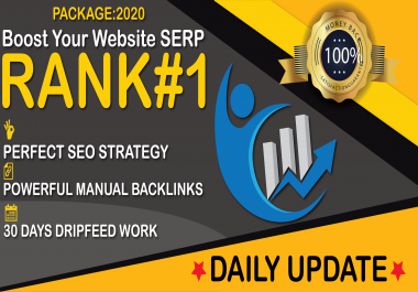 2020 SPECIAL-Powerful Seo Package With Rankings Google 1st Page Or Refund