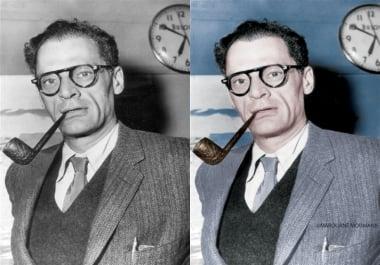 I will realistically colorize and repair your damaged photos