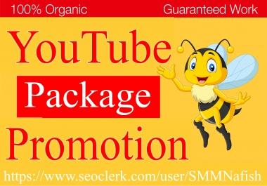 YouTube Package All In one Service Real Video Promotion