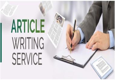 I will write 10 articles of 500 words each pass copyscape and unique