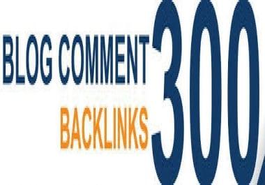 i will do 300 dofollow blogcomment high backlinks