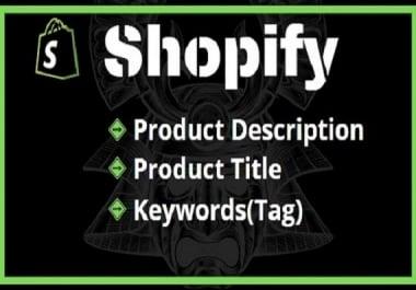 write 40 product description,  SEO Title and keywords