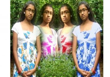 I'll do Digital Photo Editing, Change Backgrounds,  Toching & Color Correcting Using Adobe PhotoShop.