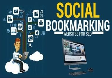 I will create manually high quality 30 bookmarking of social sites for SEO ranking