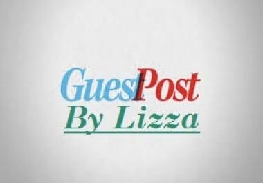 I will do write and publish the guest posts on 10 sites permanent backlink DA 40+