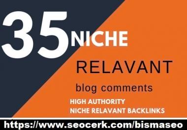 I will Provide 35 niche relevant nofollow backlinks
