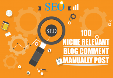 I will do 100 niche relevant blog comment nofollow backlinks