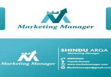 I will make a card name for your company