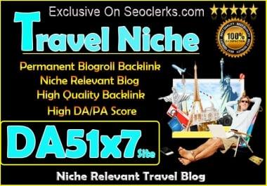 give your backlink on 7xda51 travel blogroll permanent