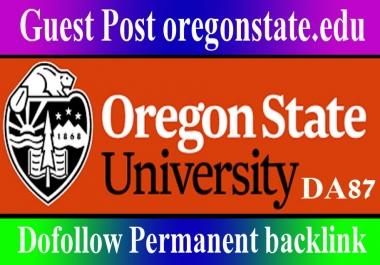 Publish Edu Guest Post on oregonstate. edu blog DA 87 DR 88
