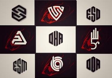 I will do brainstorm modern monogram logo design